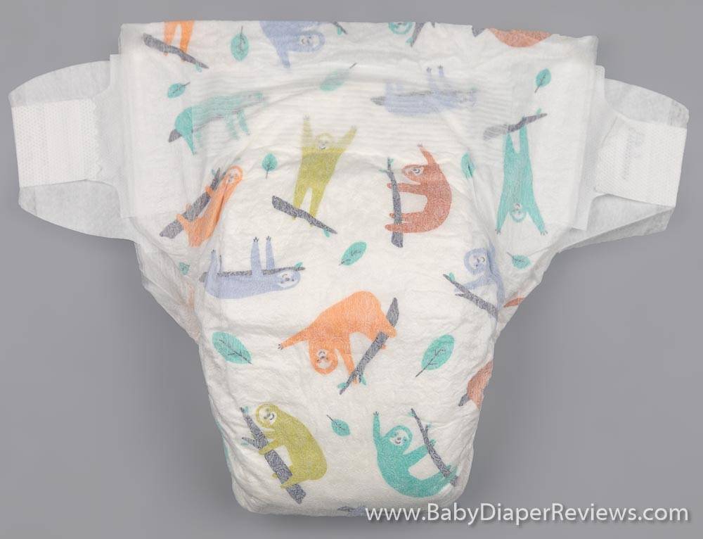 Hello Bello front folded diaper with sloths