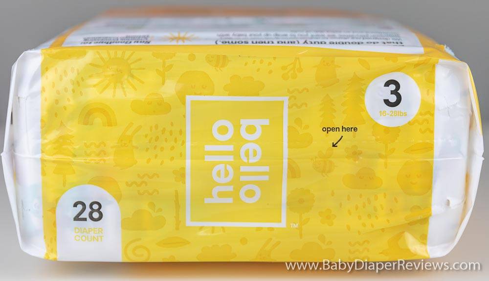 Top of Hello Bello Diapers bag